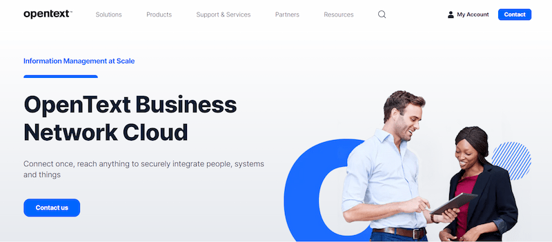 Open Text Business Network CLoud